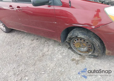 2006 Toyota Sienna Ce из США, поврежденный, VIN 5TDZA23C46S473377